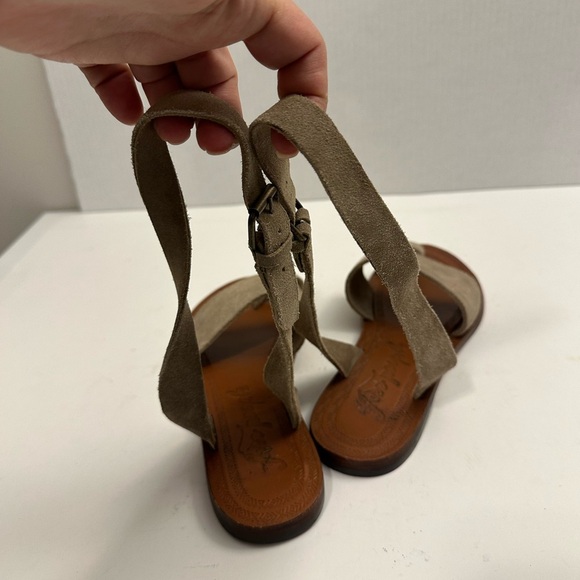 Free People Torrance Anklet Suede Wrap Sandal Size EU 39 - Picture 12 of 15